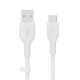 Belkin BOOST↑CHARGE Flex cable USB 2 m USB 2.0 USB C Blanco - CAB008BT2MWH
